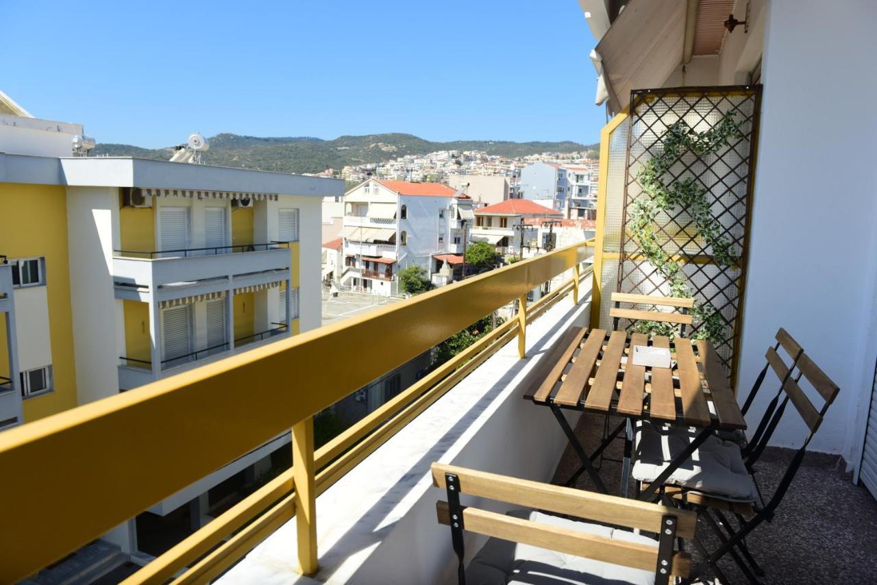 Urban Kalamitsa Beach Appartment Kavala Bagian luar foto
