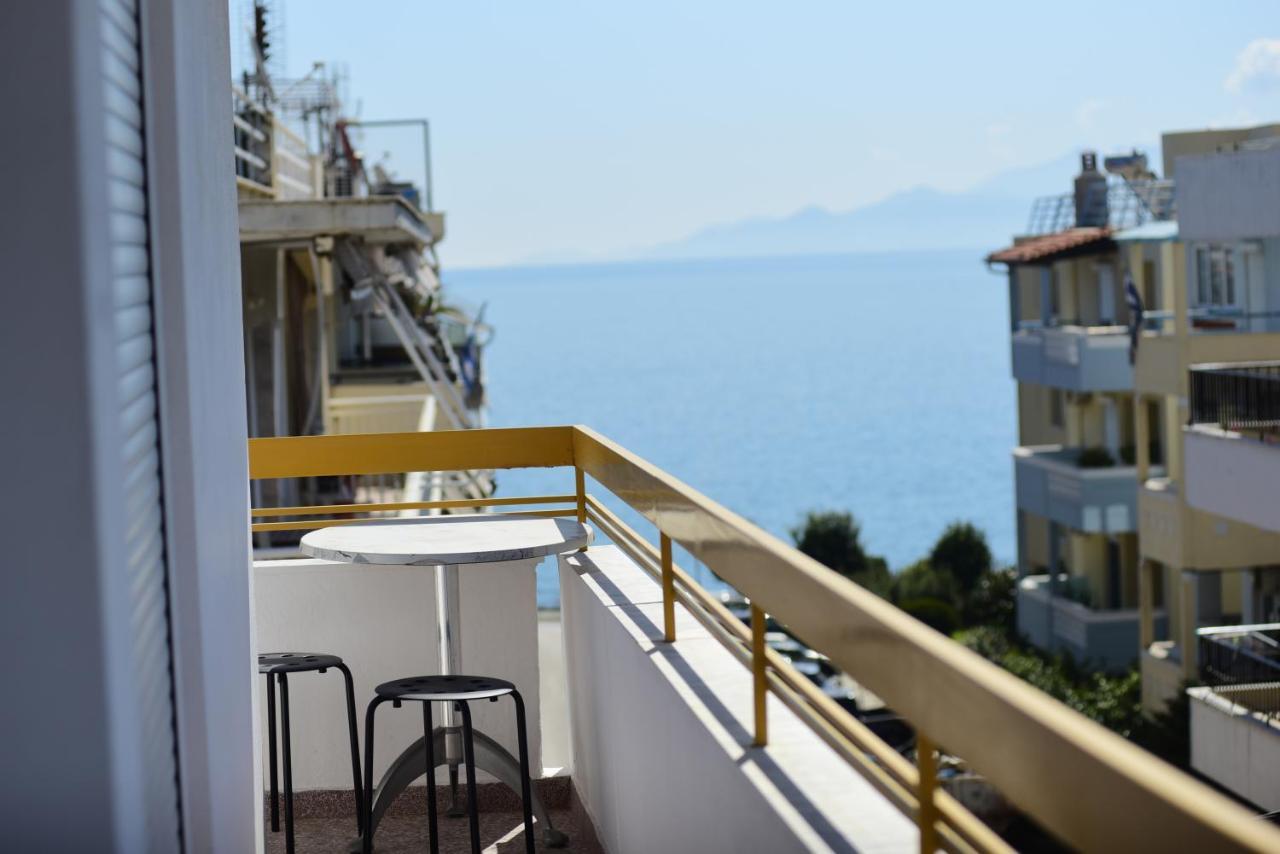 Urban Kalamitsa Beach Appartment Kavala Bagian luar foto