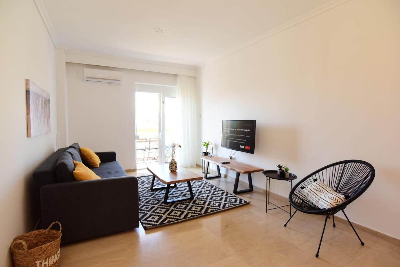 Urban Kalamitsa Beach Appartment Kavala Bagian luar foto